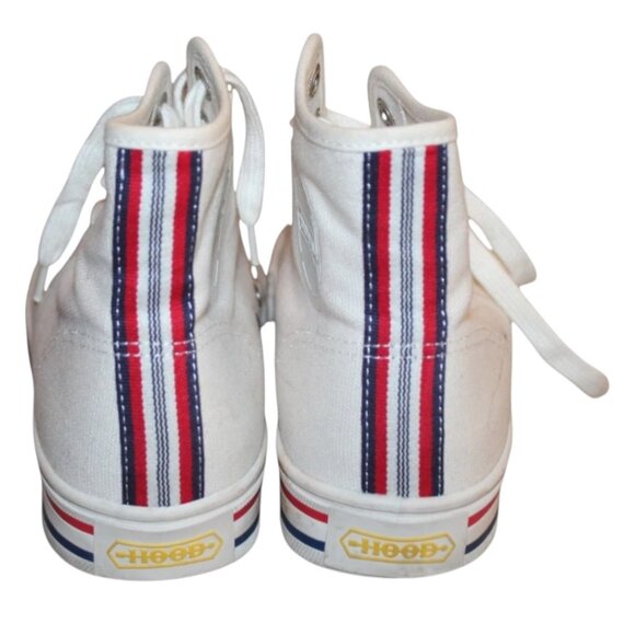 Hood Rockets Flex Arch Canvas Hightop Sneakers Men 5.5 Women 7.5 - Picture 8 of 9